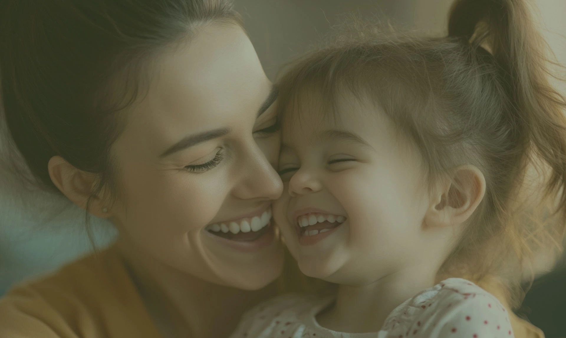 Smiling family